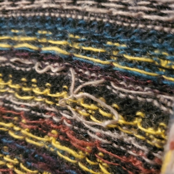 Ruff Hewn wool mohair blend boho neutral colored cardigan size Lg - Picture 13 of 13